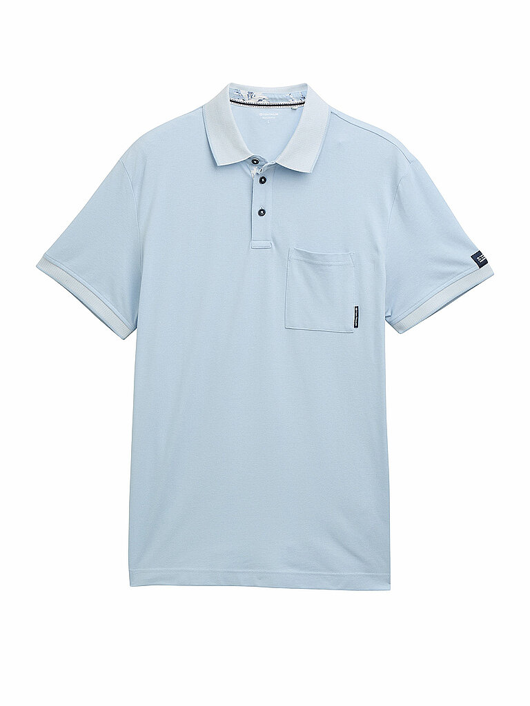TOM TAILOR Poloshirt hellblau   M herren